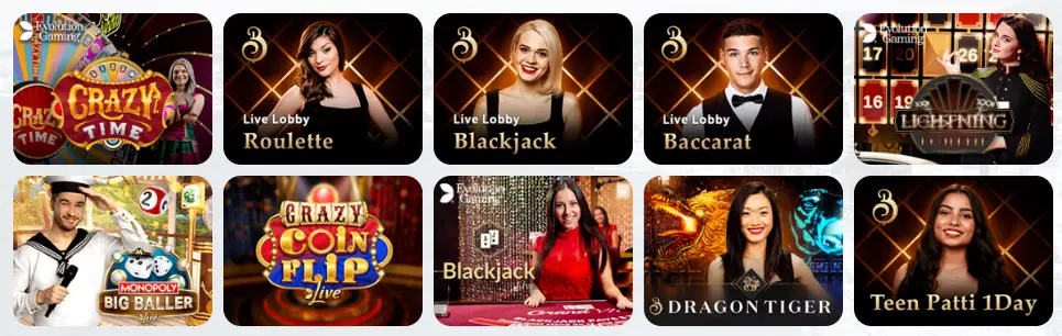 Jeux de casino en direct GOLDENBET CASINO