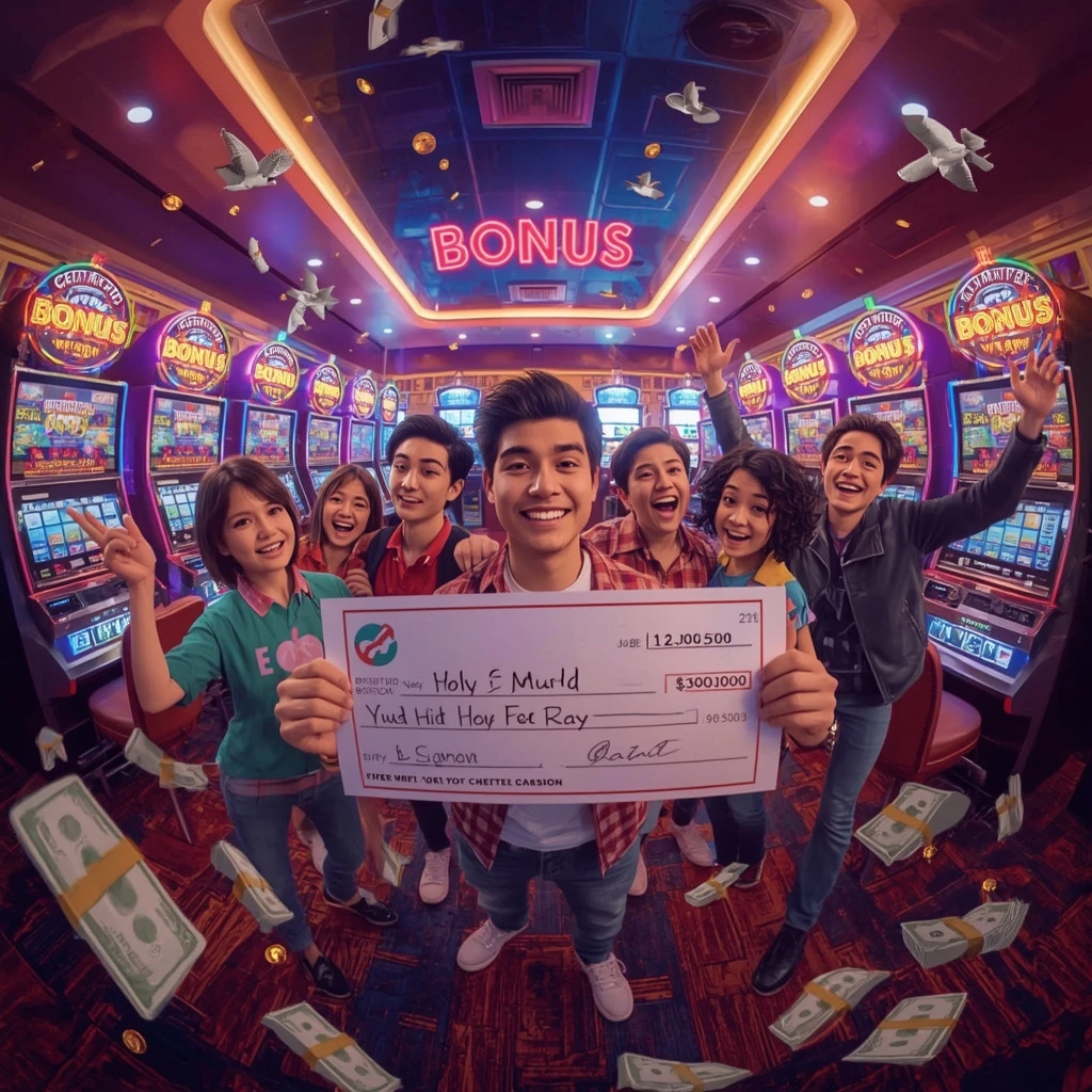 bonus dans les mains de l'homme au casino GOLDENBET CASINO